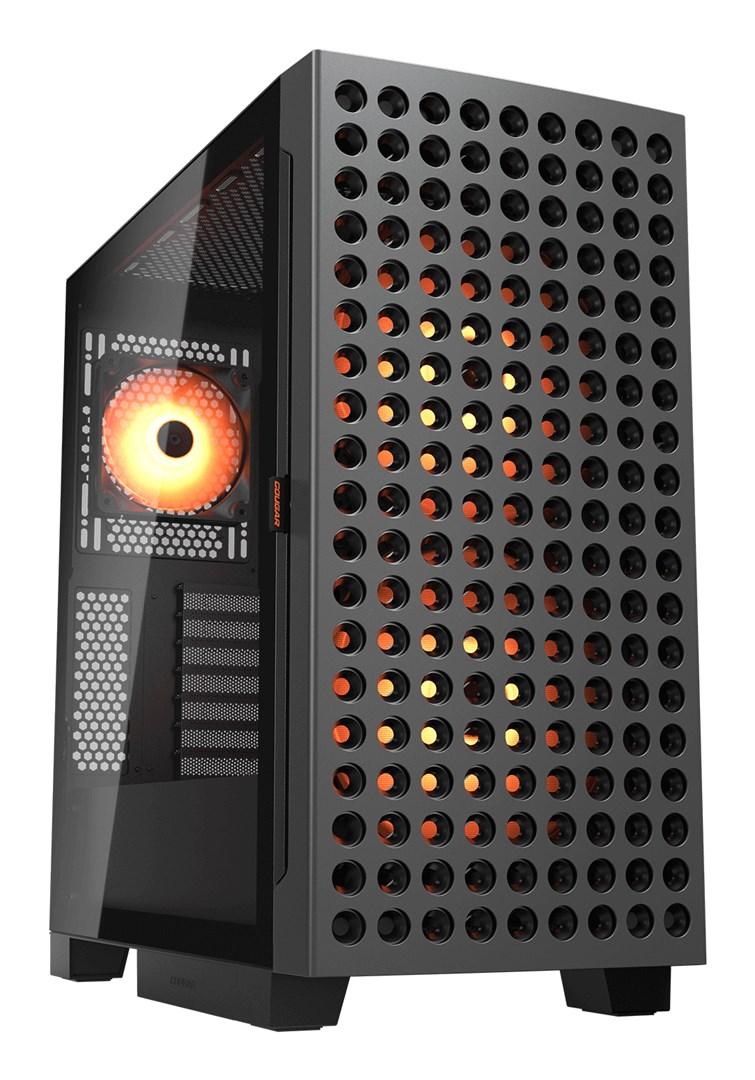 PC kabinet COUGAR Airface ECO RGB Midi Tower – sort