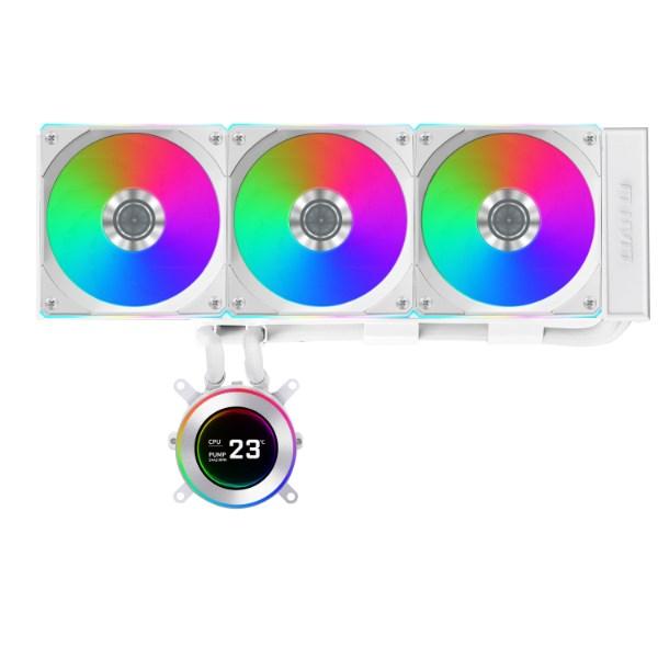 Vandkøler 360 mm LIAN LI Hydroshift II LCD 360CL ARGB - Hvid billede
