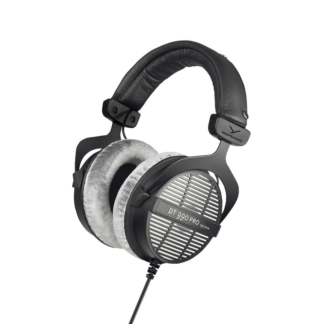 Hovedtelefoner med kabel Beyerdynamic DT 990 Pro – sort/grå billede