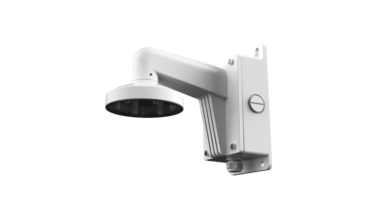 Vægbeslag til overvågningskamera - Hikvision DS-1273ZJ-140B, aluminium, hvid billede