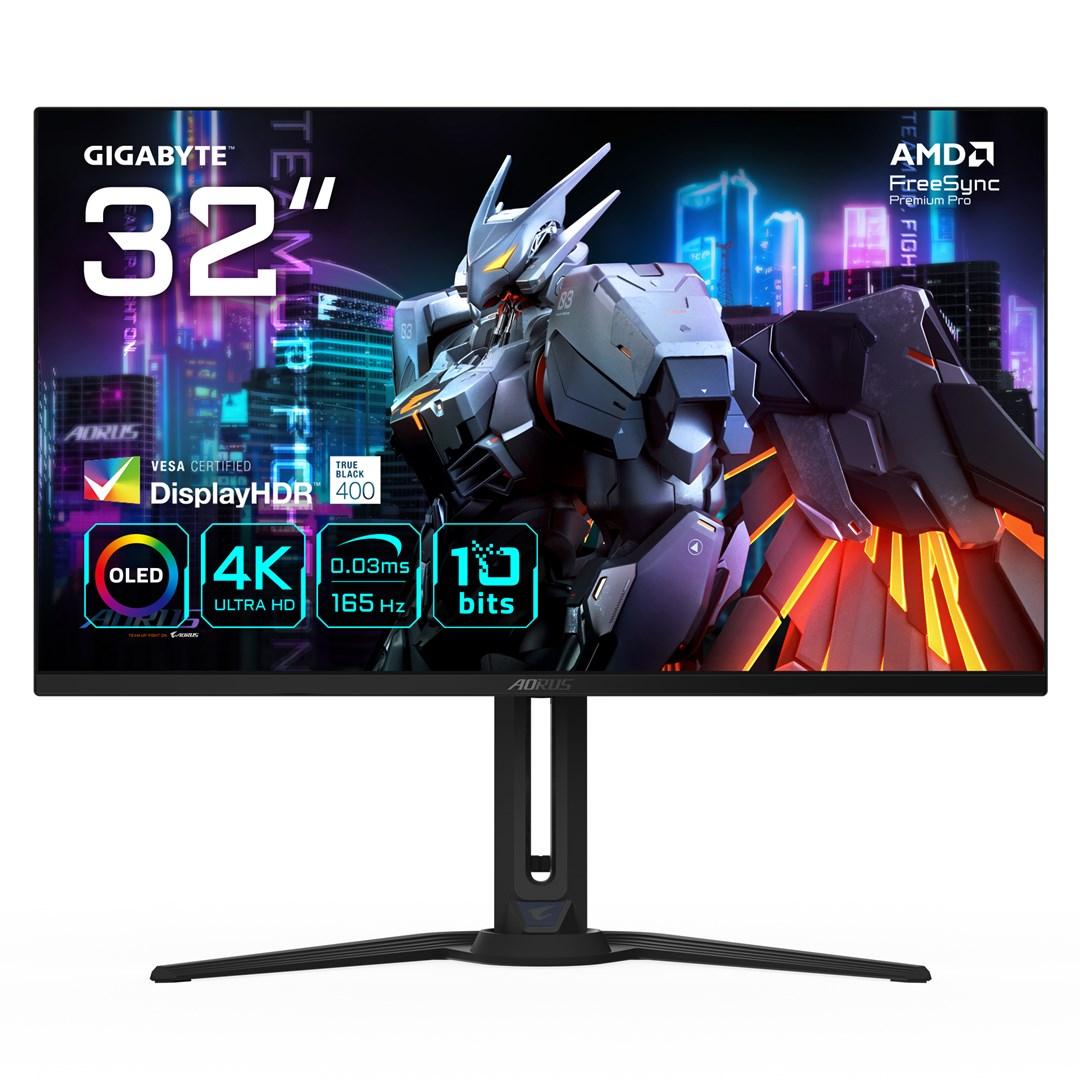 Skærm til gaming 32" Gigabyte Aorus FO32U - 4K OLED, 165 Hz billede
