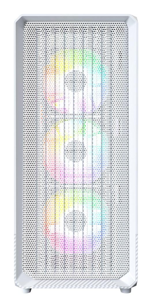 PC kabinet miditower mATX - Montech X5, hvid, uden PSU billede