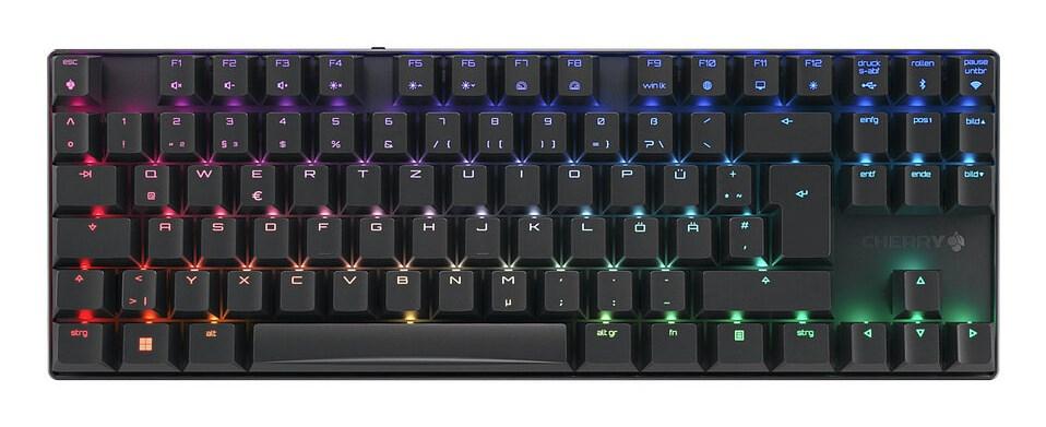 Tastatur gaming Cherry MX 8.2 TKL Wireless RGB - QWERTZ tysk, sort billede
