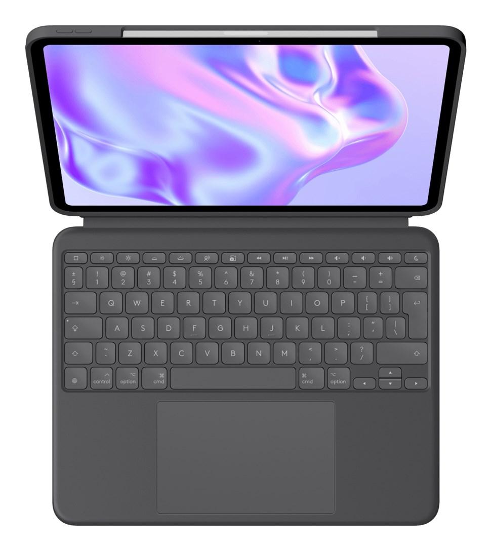 Logitech Combo Touch Tastatur og folio-kasse 16-niveau Kablet UK
