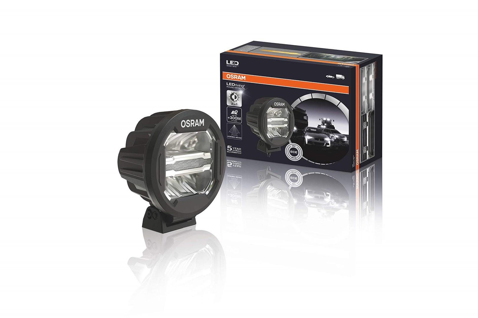 LED arbejdslys OSRAM LEDriving Round, 12/24 V, 3.000 lm, 6" billede