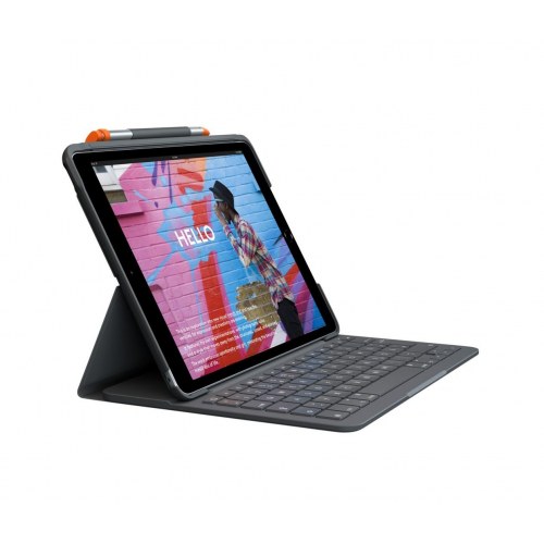 Tastaturetui til iPad 10,2" – Logitech Slim Folio (7., 8. og 9. gen.)