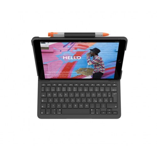 Tastaturetui til iPad 10,2" – Logitech Slim Folio (7., 8. og 9. gen.)