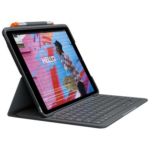 Tastaturetui til iPad 10,2" – Logitech Slim Folio (7., 8. og 9. gen.)