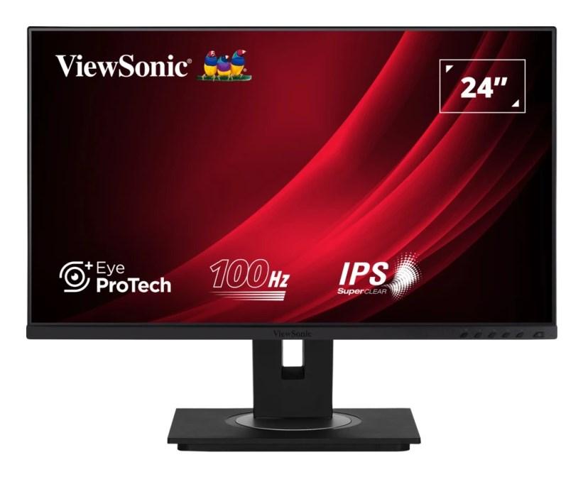 Skærm 24" ViewSonic VG2448a - Full HD IPS, 100 Hz, sort billede