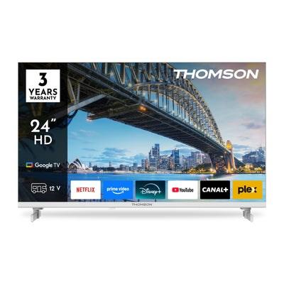 Smart TV 24" THOMSON Google TV HD – hvid