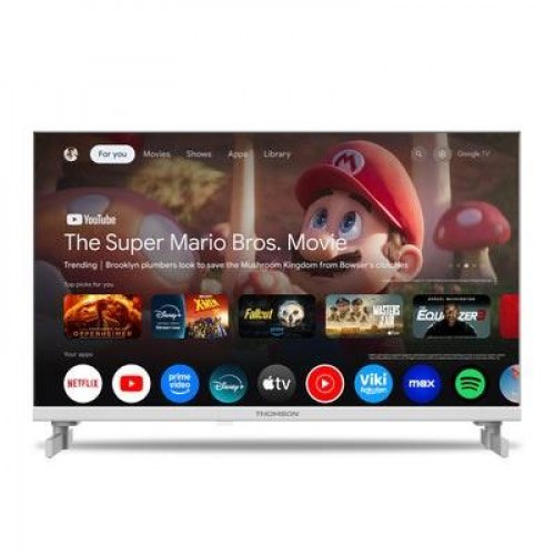 Smart TV 24" THOMSON Google TV HD – hvid