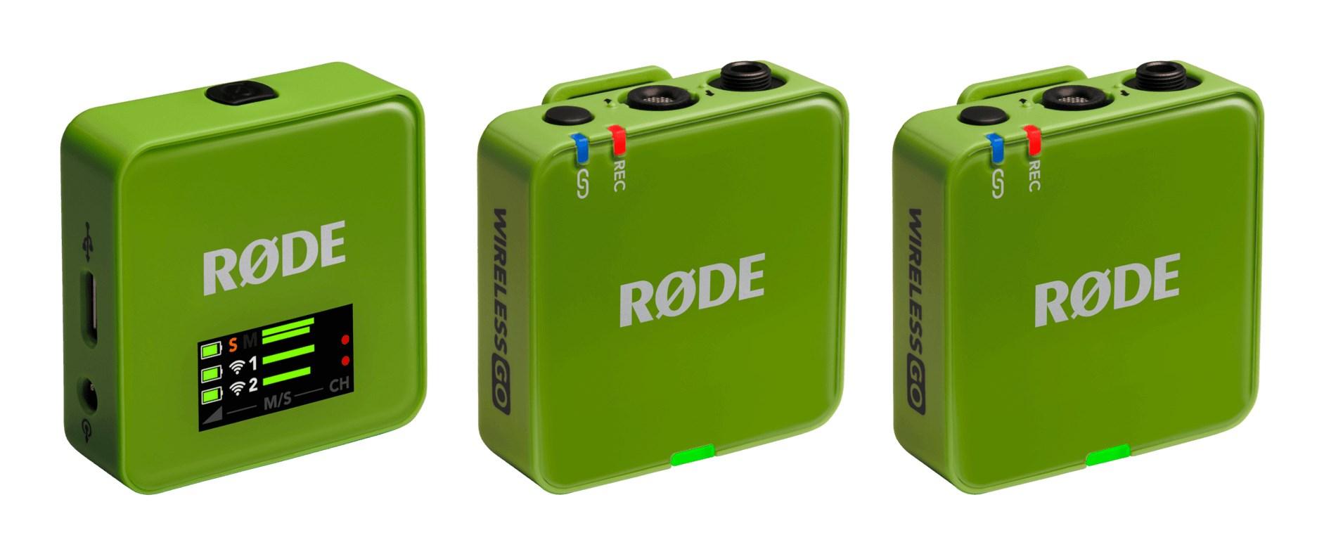 Trådløs mikrofon RØDE Wireless GO - grøn, 2 kanaler billede