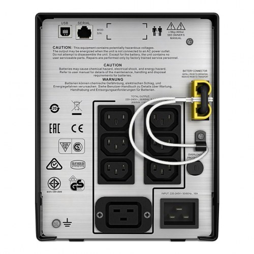 UPS backup strøm – APC Smart-UPS C 2000VA, tower, 230 V