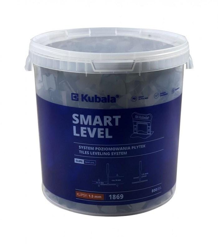 Fliseafretningsklemmer 1,5 mm - 800 stk. med spand