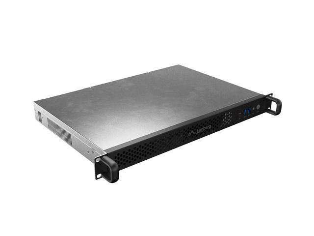 Lanberg SC01-3001-10B - rack-mountable - 1U - mini ITX - Kabinet - Server (Rack) - Sort