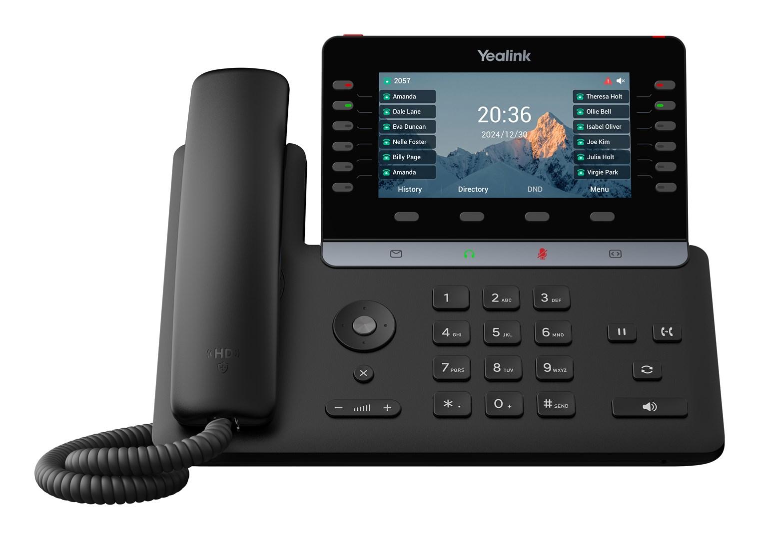 IP-telefon Yealink SIP-T85W med Wi-Fi og Bluetooth billede