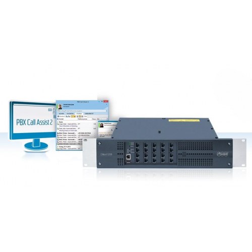 Fastnettelefoni PBX rack – Auerswald COMpact 5200R, ISDN, kablet
