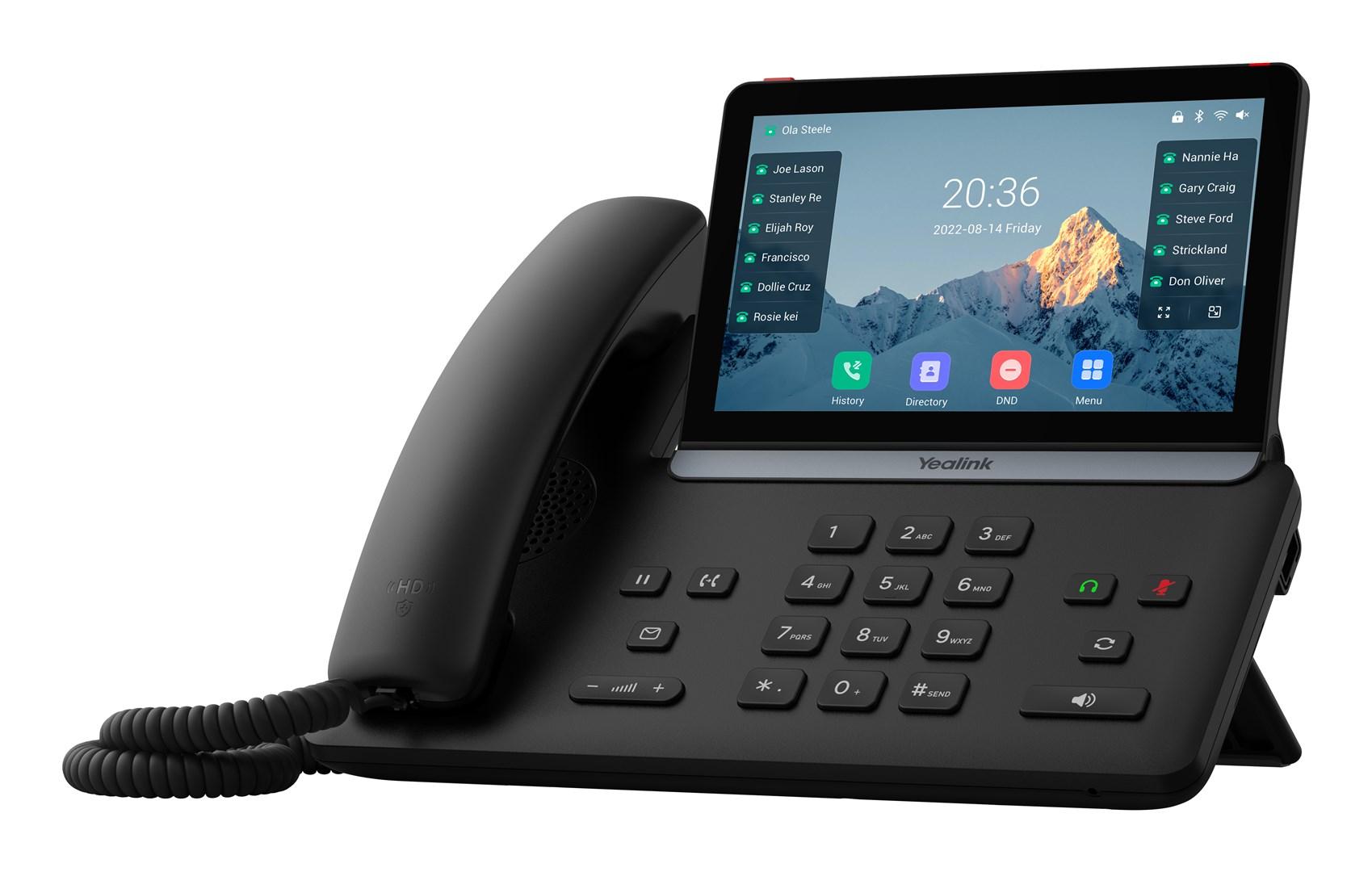 IP-telefon Yealink SIP-T87W med 7" touchskærm billede