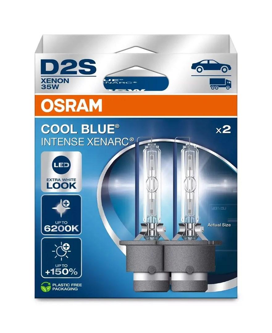 Xenonpære D2S 85 V 35 W OSRAM Cool Blue Intense NextGen (sæt med 2) billede