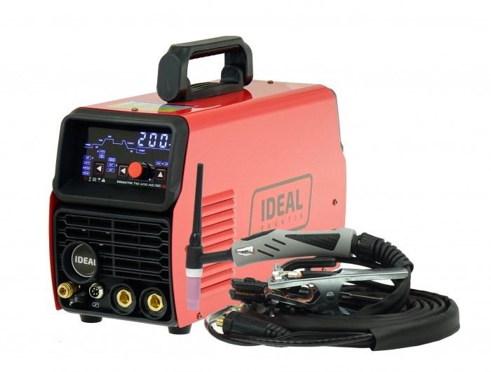 TIG svejser 200 AC/DC - IDEAL PRAKTIK med LED-display