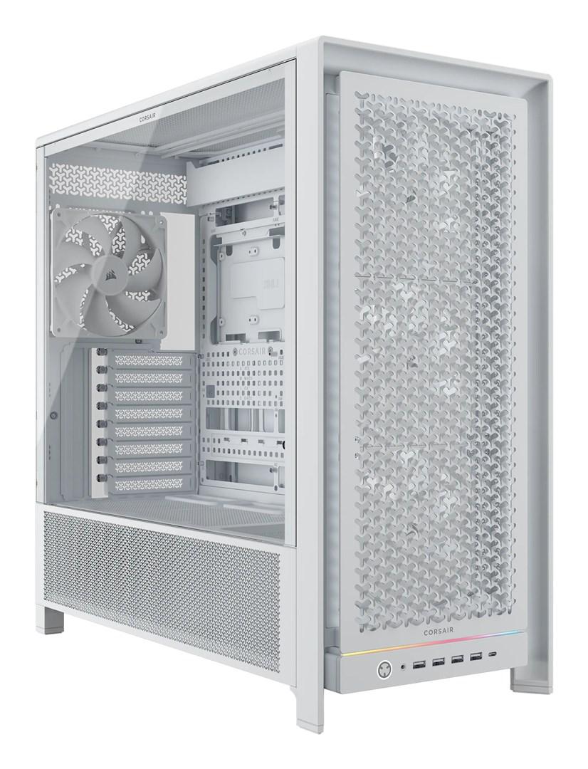 PC kabinet Corsair 5000D RS Midi Tower - hvid billede
