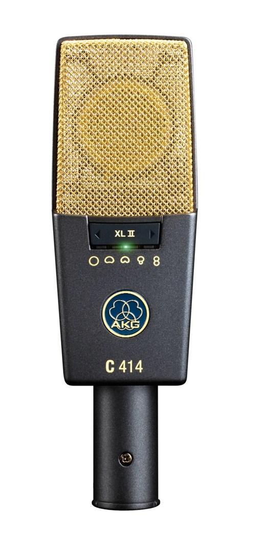 Studie mikrofon AKG C414 XLII – guldfinish, grå (XLR)
