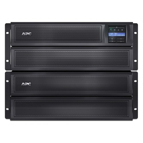 UPS strømforsyning APC Smart-UPS X SMX2200HV – 2200 VA, 8x C13 + 2x C19, USB, udvidet driftstid, kort dybde
