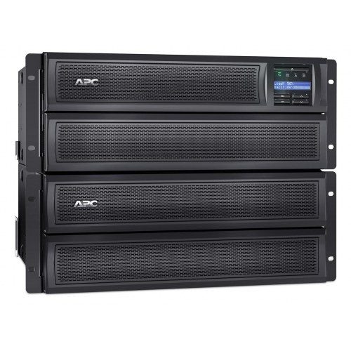 UPS strømforsyning APC Smart-UPS X SMX2200HV – 2200 VA, 8x C13 + 2x C19, USB, udvidet driftstid, kort dybde