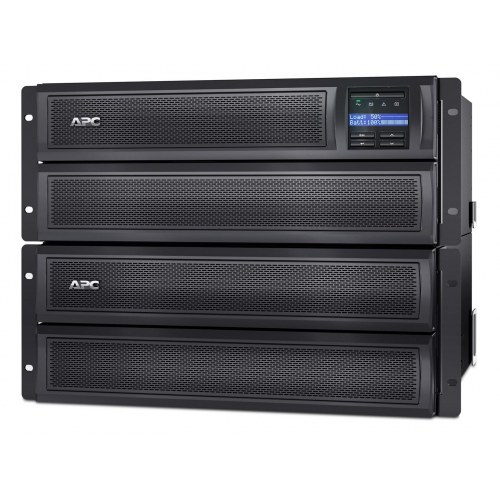 UPS strømforsyning APC Smart-UPS X SMX2200HV – 2200 VA, 8x C13 + 2x C19, USB, udvidet driftstid, kort dybde