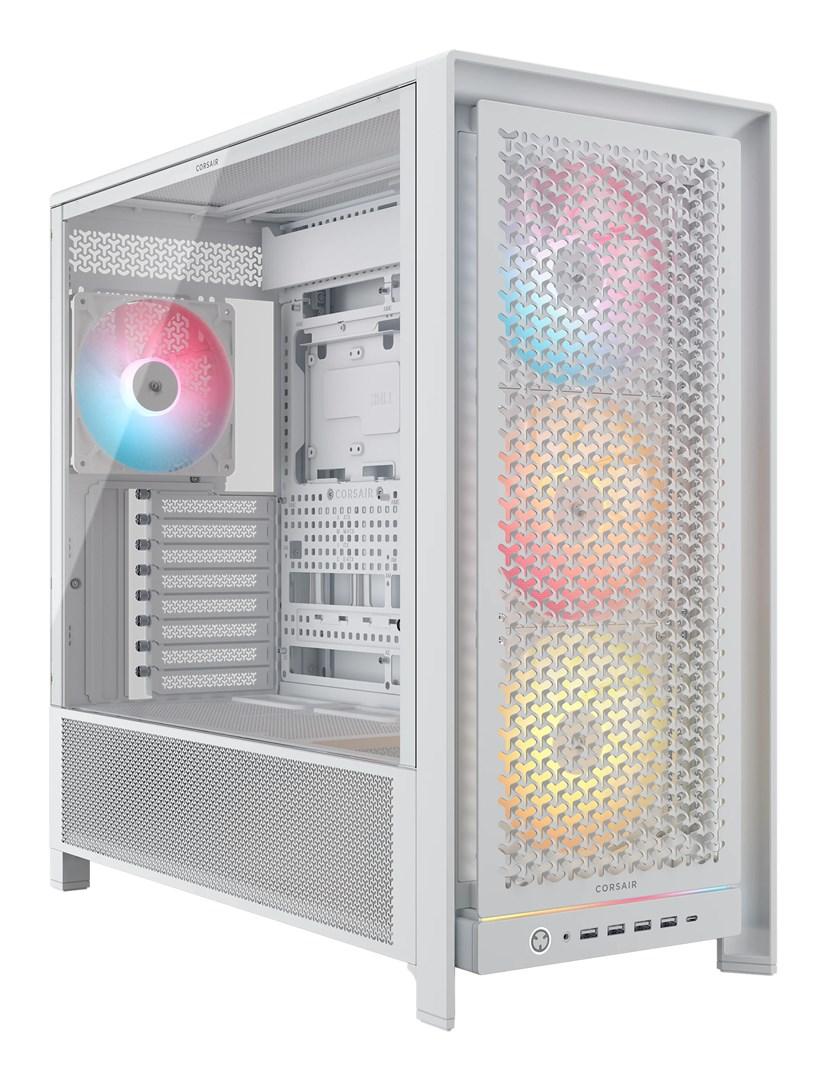 PC kabinet Corsair 5000D RS ARGB Midi Tower - hvid billede