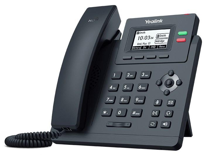 IP-telefon Yealink SIP-T31 - grå LCD billede