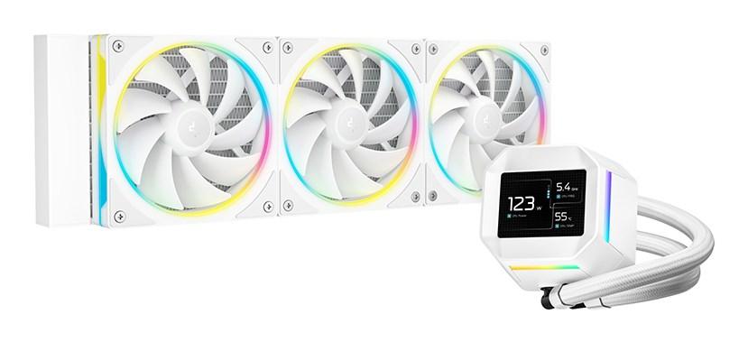 Vandkøler DeepCool LM360 - hvid 360 mm billede