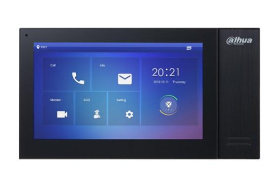 Videodørtelefon skærm DAHUA VTH2421FB-P – 7" touch, sort