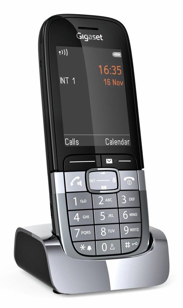 DECT fastnettelefon Gigaset SL850H Pro med nummerpræsentation - Titanium billede