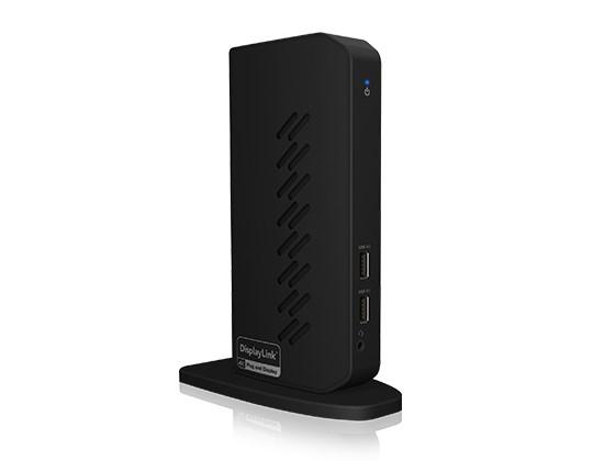 USB-C dockingstation RAIDSONIC ICY BOX IB-DK2252AC - 4K, 2x HDMI, Gigabit LAN billede