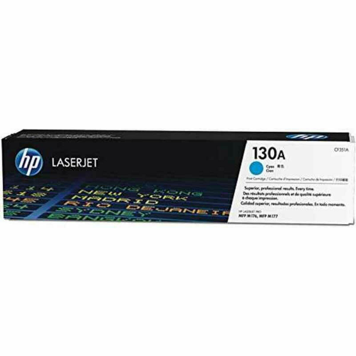 Toner til laserprinter HP 130A CF351A cyan