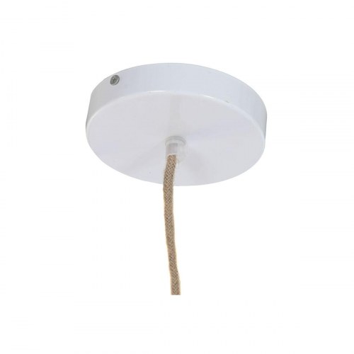 Loftlampe - beige jute, 60 W, 45 × 45 × 28 cm