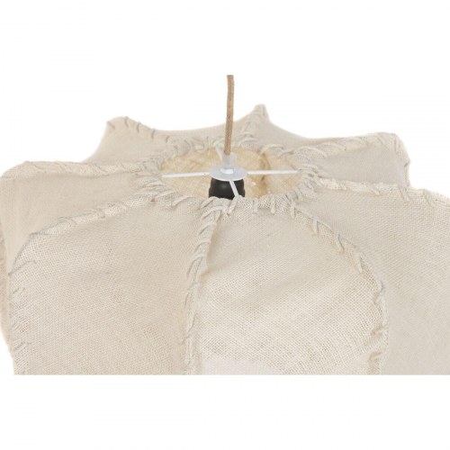 Loftlampe - beige jute, 60 W, 45 × 45 × 28 cm