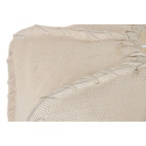 Loftlampe - beige jute, 60 W, 45 × 45 × 28 cm