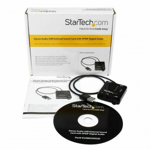 Eksternt USB lydkort Startech ICUSBAUDIO2D med S/PDIF