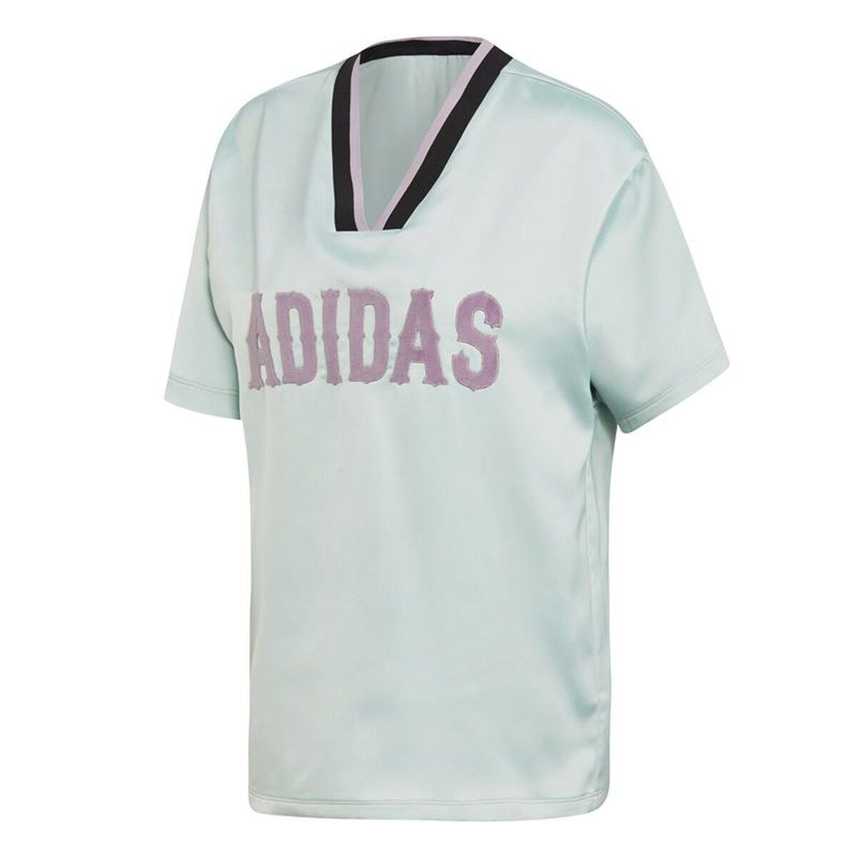 Dame sport T-shirt Adidas Originals Boyfriend - akvamarin, M