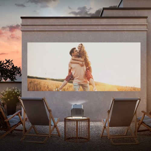 Projektor 4K Hisense M2 PRO - grå hjemmebiograf