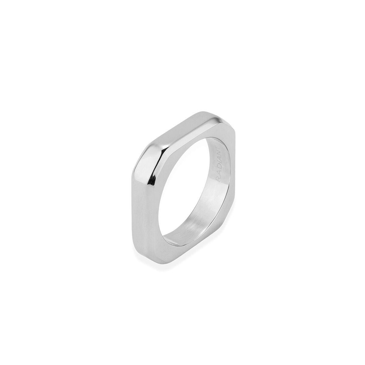 Dame ring Radiant sølvfarvet - størrelse 18