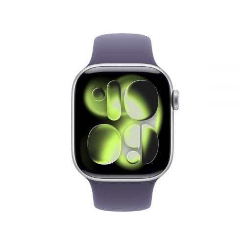 Smartwatch Apple MF8H4QL/A - sølvfarvet urkasse med lilla rem