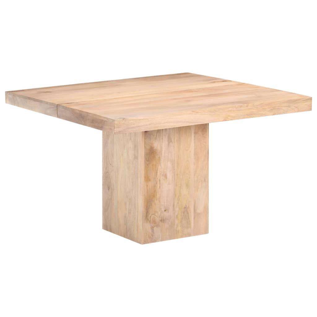 Spisebord 120x120x77 cm massivt mangotrÃ¦