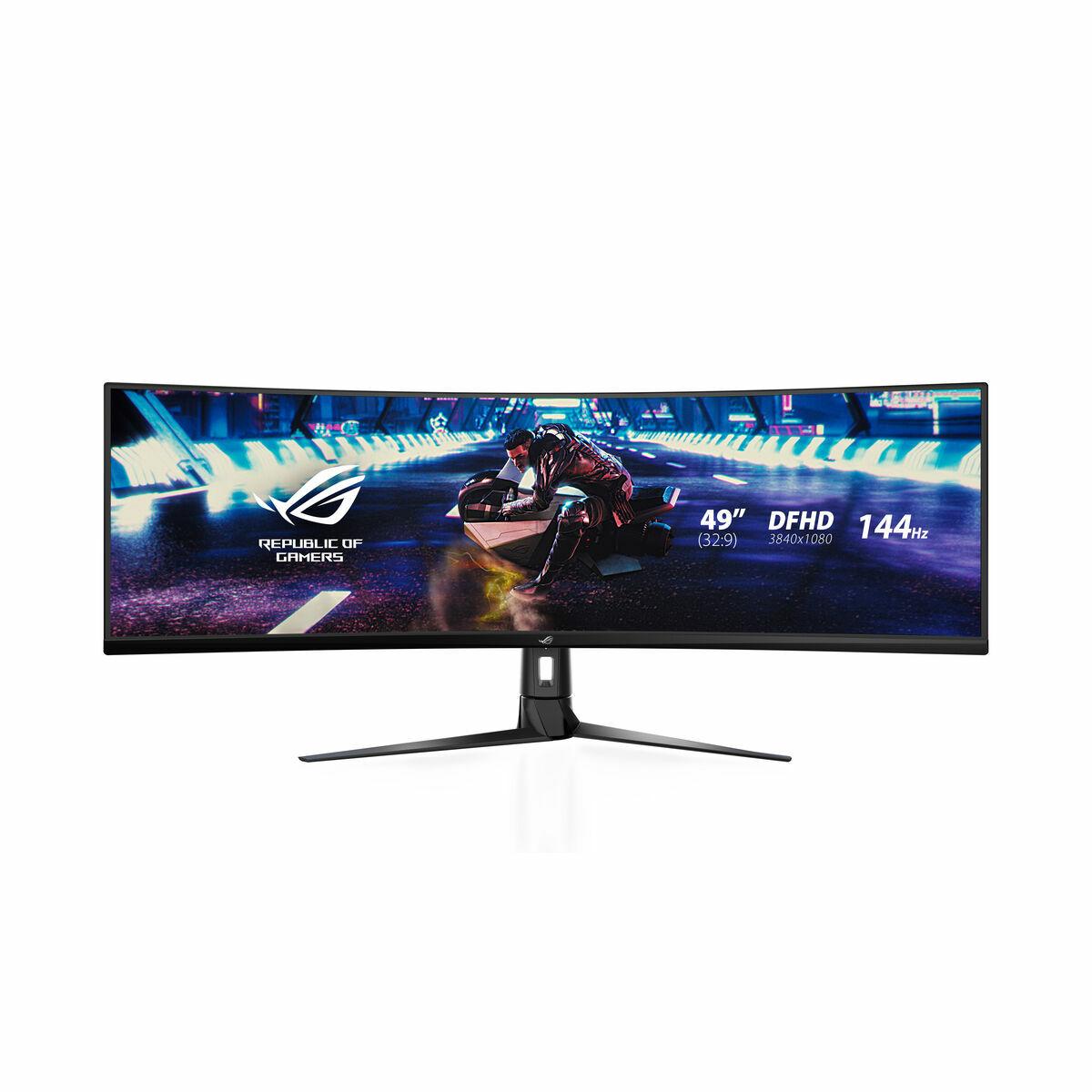 Skærm Asus 49" gaming monitor - VA, 144 Hz, UW Full HD