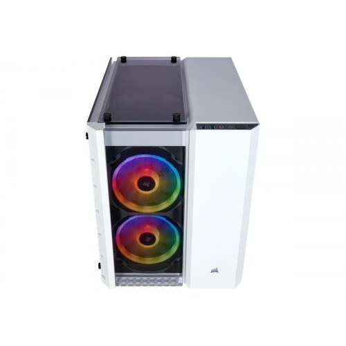 PC kabinet Corsair Crystal Series 280X RGB micro ATX – hvid
