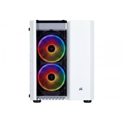 PC kabinet Corsair Crystal Series 280X RGB micro ATX – hvid