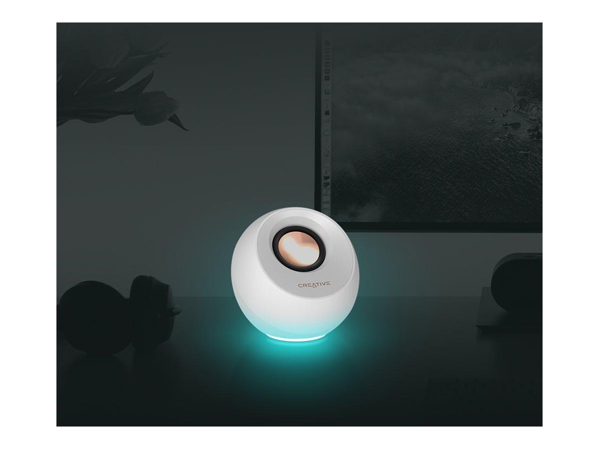 PC højttalere Creative Pebble Pro 2.0 - hvid billede
