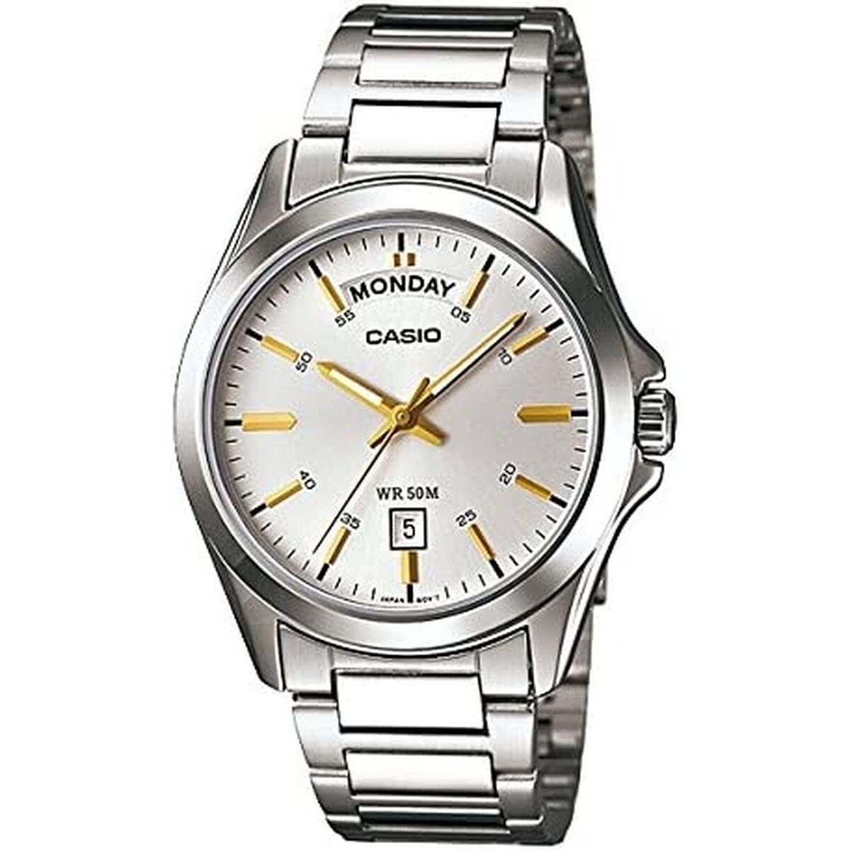 Herreur Casio MTP-1370D-7A2VDF sølvfarvet Ø 40 mm